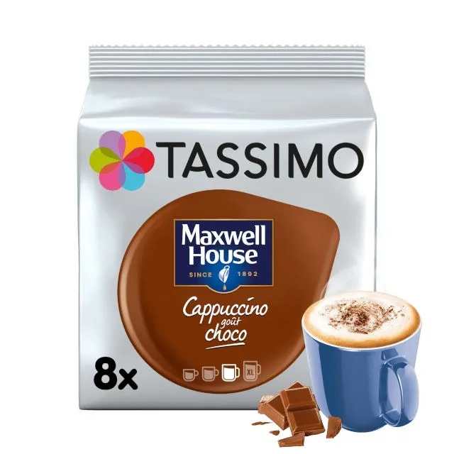 [TASS6654] Maxwell House Cappuccino Choco 8 cápsulas Tassimo
