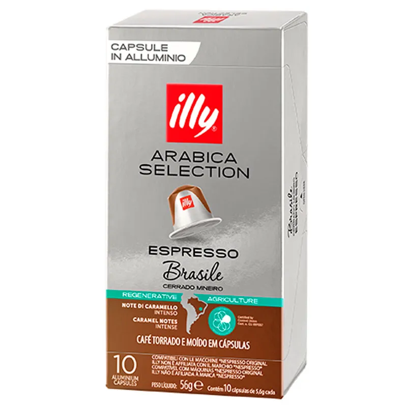 [25636] Café Brasile 10 cápsulas Illy Nespresso