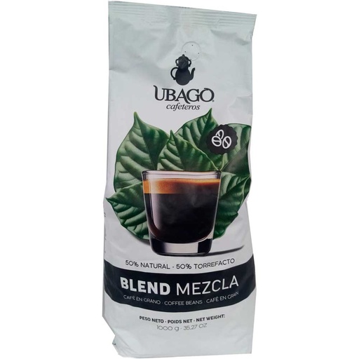 [00001062] Café Ubago Mezcla 50/50  1kg grano