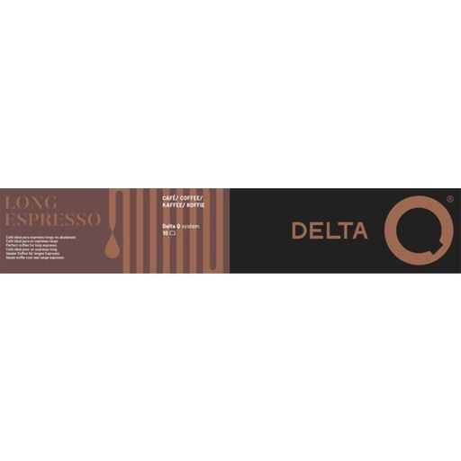 [5028483] Café Long Espresso 10 cápsulas - Intensidad 16 Delta Q