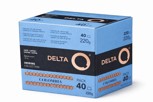 [7925610] Café Colombia 40 cápsulas | DeltaQ