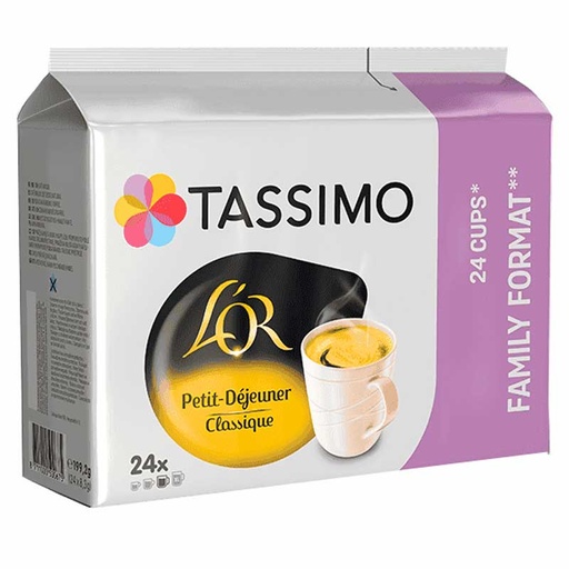 [4041644] TASSIMO L'OR Petit Déjeuner CLASSIQUE (24 Tazas) 