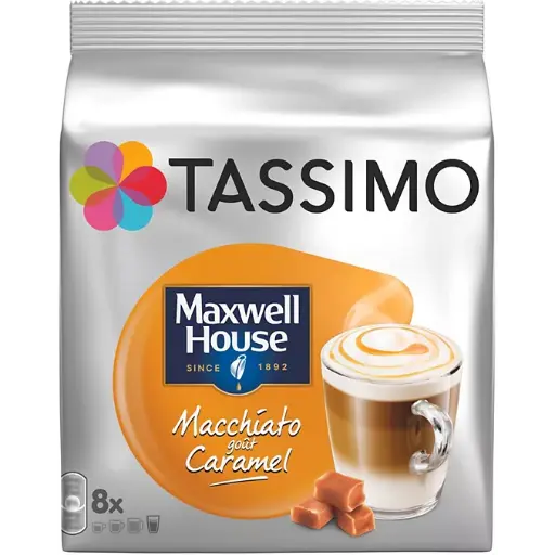 [667572] TASSIMO MAXWELL HOUSE Macchiato CARAMEL (8+8 Tazas)  