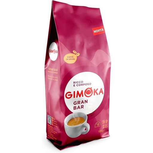 [GIM000039] Café Grano Gran Bar  Gimoka 1Kg café Italiano 