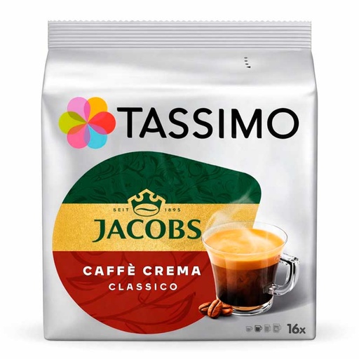 [TAS500378] Café Crema Classico Jacobs 16  cápsulas Tassimo