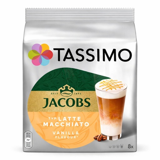 [TAS364123] Latte Machiato Vainilla  Jacobs 8  Servicios Tassimo