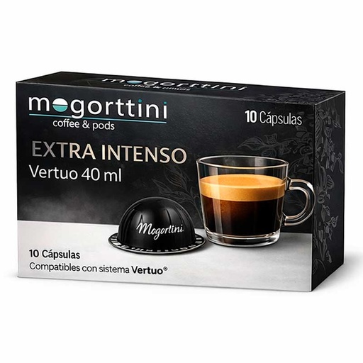[MOG104] Extra Intenso 40 ml Compatibles vertuo® Mogorttini  10 cápsulas