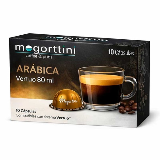 [MOG106] Arabica 80 ml Compatibles vertuo® Mogorttini  10 cápsulas