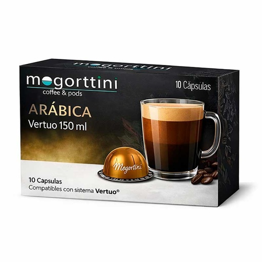 [MOG110] Arabica 150 ml Compatibles vertuo® Mogorttini  10 cápsulas