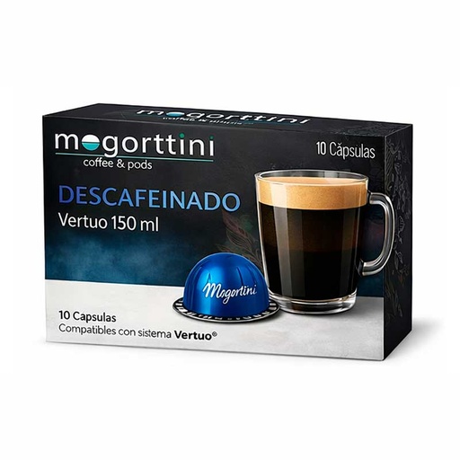 [MOG113] Descafeinado 150 ml Compatibles vertuo® Mogorttini  10 cápsulas