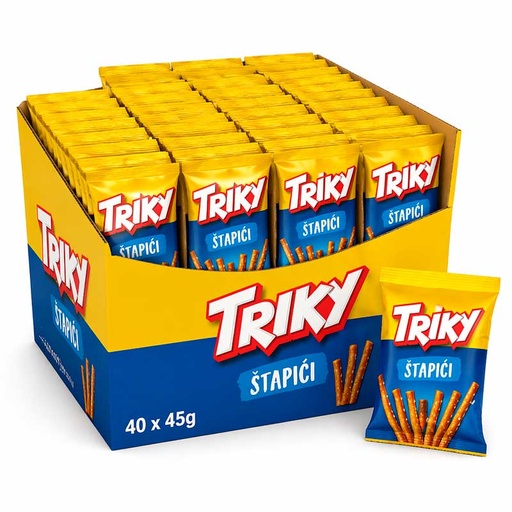 [GO020961] Caja de 40 bolsas de palitos salados marca Trik de 40 gr