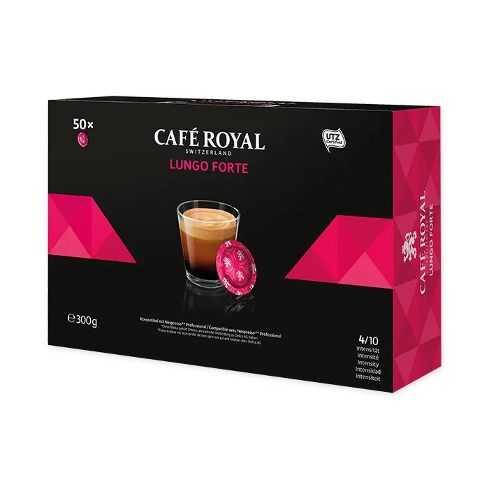 [2001375] Royal Lungo Forte 50 Pads para el sistema Nespresso® Professional