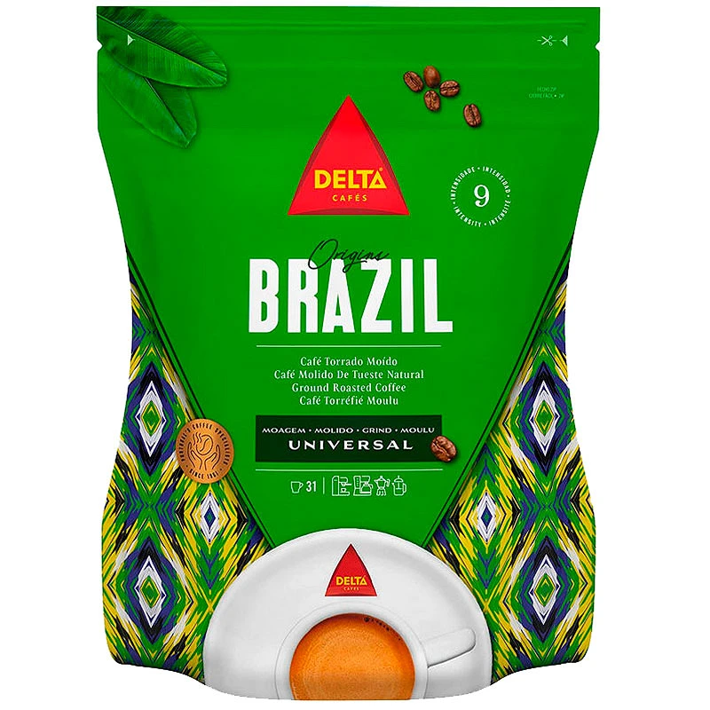 [7802303] Café molido de tueste Natural Brazil 220g | Delta