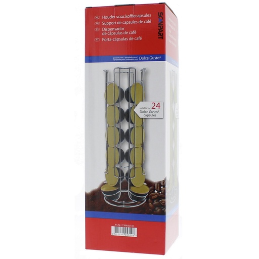 [2790002118] Portacápsulas Dolce Gusto 24 cápsulas, Scanpart