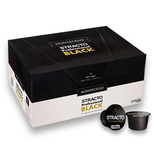 [003081] Stracto Profesional Black - 96 cápsulas de 8g | Montecelio Caffitaly