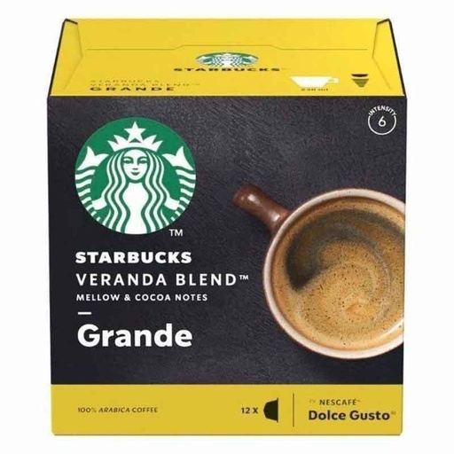 [12398629] Veranda Blend Grande Starbucks compatible Dolce Gusto 12  Servicios