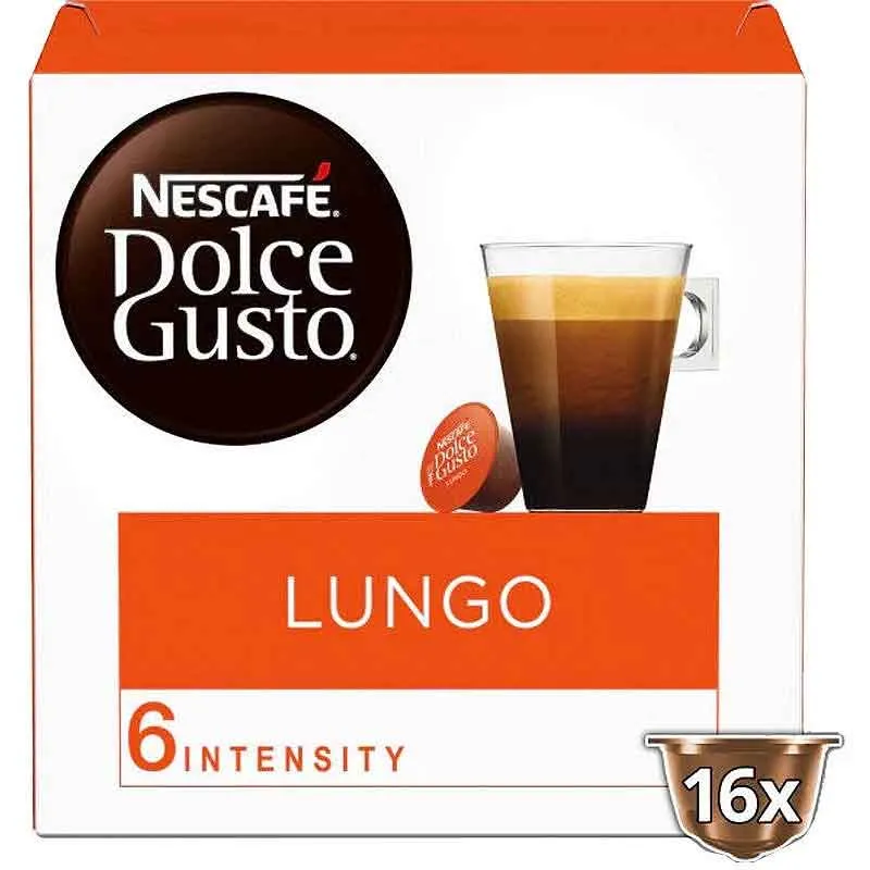 [12562749] Café Lungo Dolce Gusto 16 cápsulas