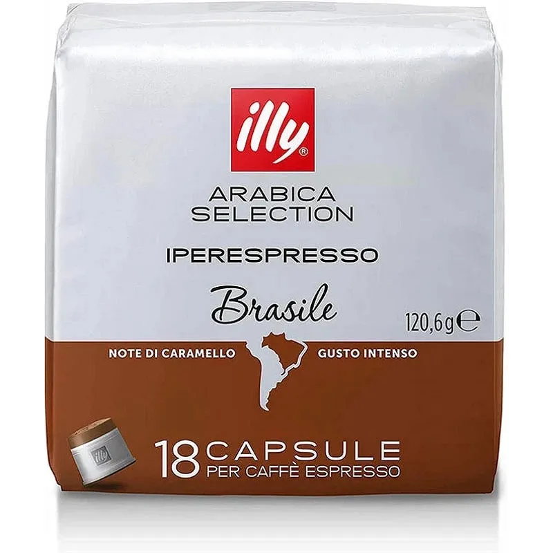 [7113] Brasil  Café Iperespresso 18 cápsulas Illy.