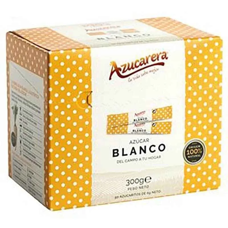 [19135] La Azucarera Azúcar Blanco · 50 Sobres Origen Natural
