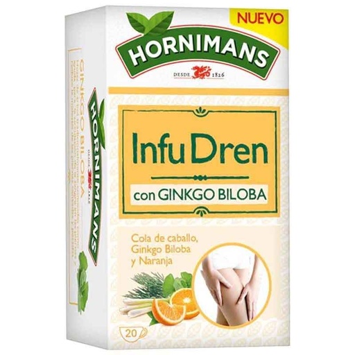 [4061584] Infu Dren con Ginkgo Biloba Hornimans 20 infusiones