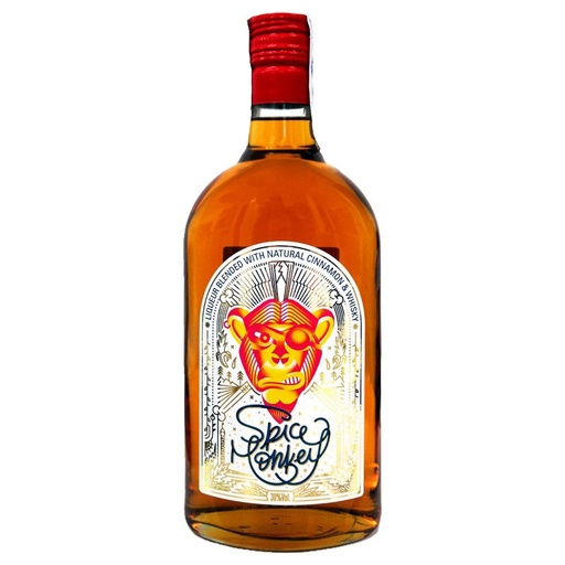[006703060201] Spice Monkey Whisky con Canela y chili 0.70 botella Vidrio KRD