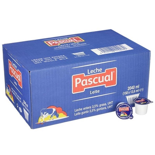 [30007274BOX] Leche Pascual caja de 150 monodosis de 13,6 ml.