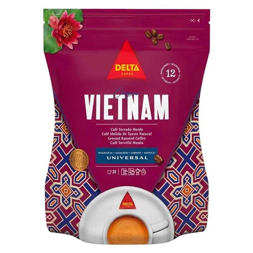 [5067000] Café molido VIETNAM, 220g. Delta Cafés