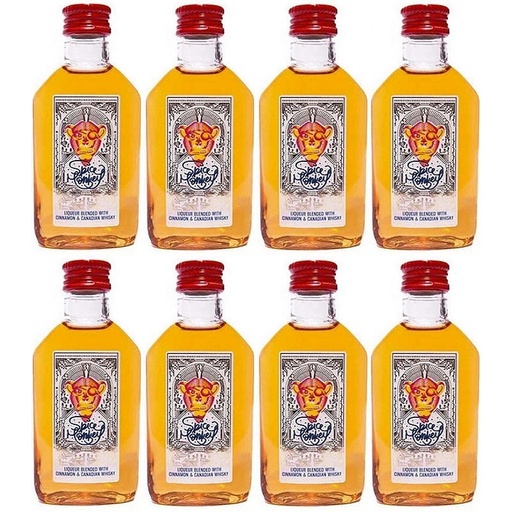 [6703063001] Spice Monkey 8 mini botellas de  Whisky & Canela de 50 ml