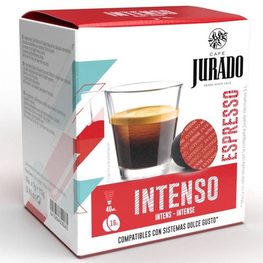 [30015943] Intenso de Café Jurado para Dolce Gusto. 16 cápsulas