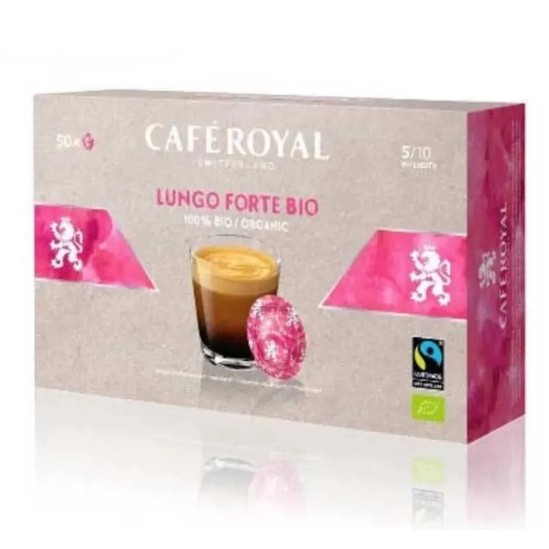 [2002304] Lungo Forte Bio Café Royal para NESPRESSO PRO 50 cápsulas