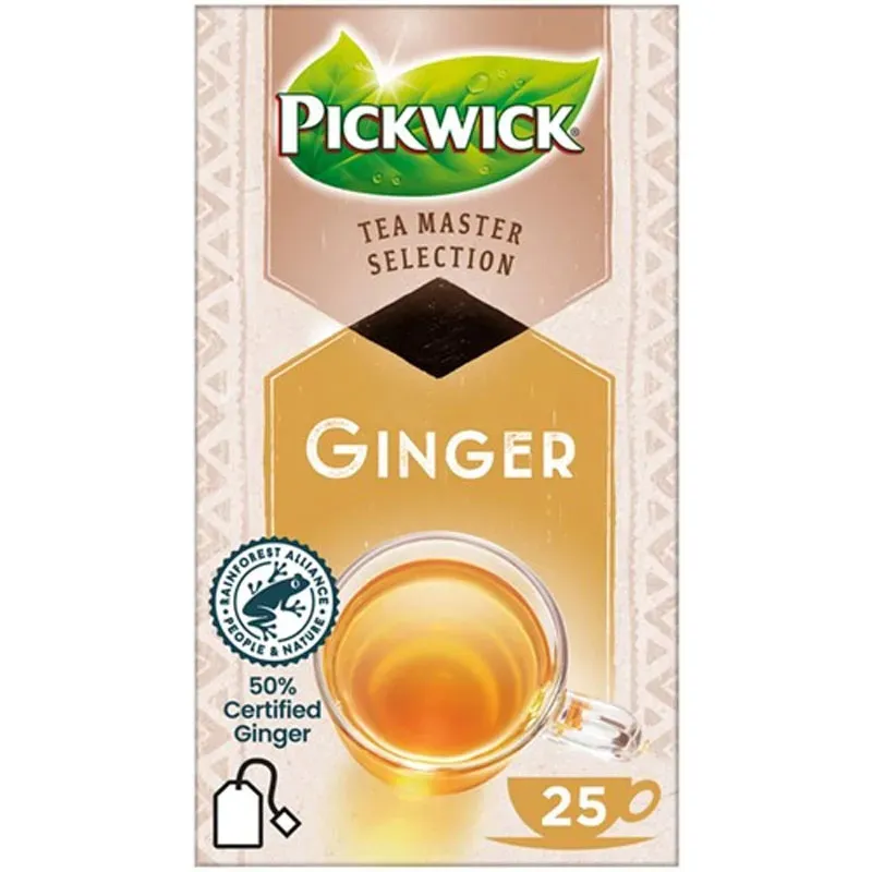 [485910] Pickwick Ginger 25 infusiones de 1,75 gramos