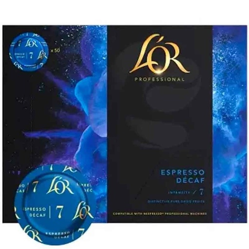 [4029935] Espresso Descafeinado L'or 50 cápsulas para Nespresso Professional