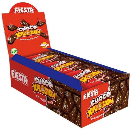 [49065] Choco Xplosion con trocitos de Kojak 20 chocolatinas de 20 gr