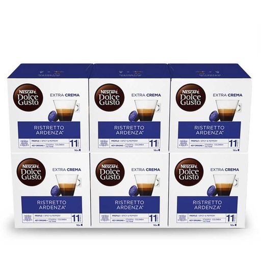 [12562727X6] Ristretto Ardenza Pack 96 cápsulas Dolce Gusto