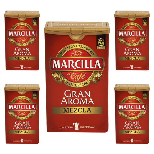 [31980X5] Pack de 5 Marcilla molido Gran Aroma Mezcla 50/50 , 250 gramos