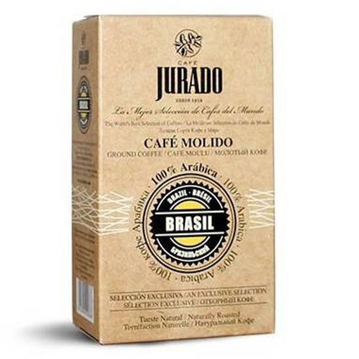 [35B] Brasil Café molido de Café Jurado. Cafes del mundo. 250g