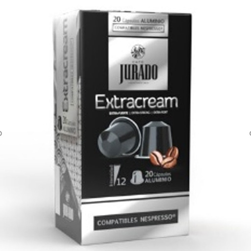 [30016431] Extracream Café Jurado, 20 cápsulas aluminio para Nespresso