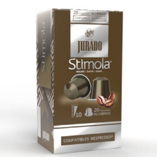 [30016434] Stimola Café Jurado, 20 cápsulas aluminio para Nespresso