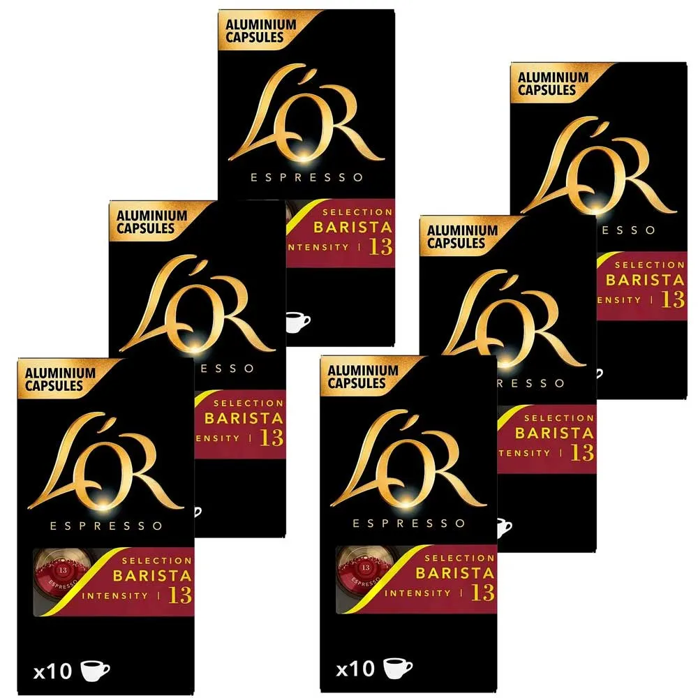 [4060184X6] L'OR Origen Barista 60 cápsulas aluminio compatibles NESPRESSO