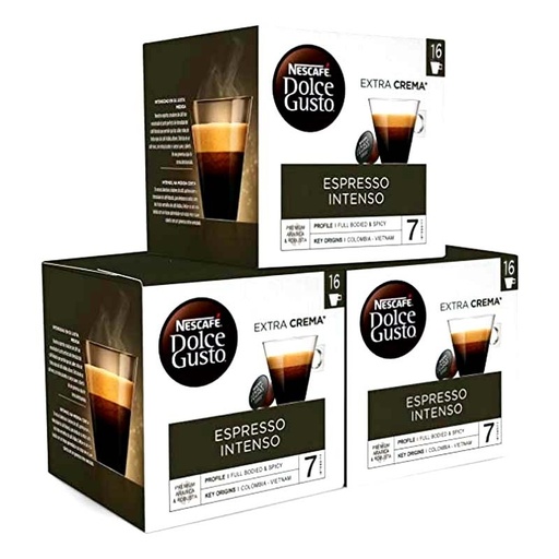 [12393403X3] Espresso Intenso Pack 48 cápsulas Dolce Gusto
