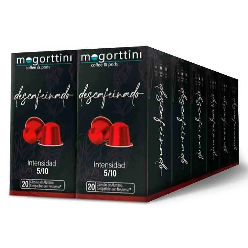 [MOG028X12] Descafeinado Mogorttini 12 cajas de 20 cápsulas de cafe Nespresso