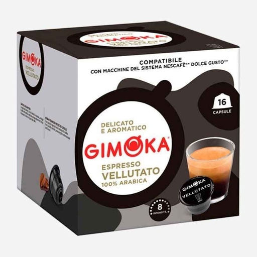 [CUPBCDGGEVEL16] Gimoka Espresso , Dolce Gusto® 16 cápsulas compatíveis