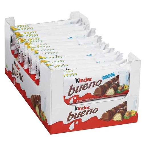 [80052760] Kinder Bueno | caja de 30 unidades - 2 barritas 43g