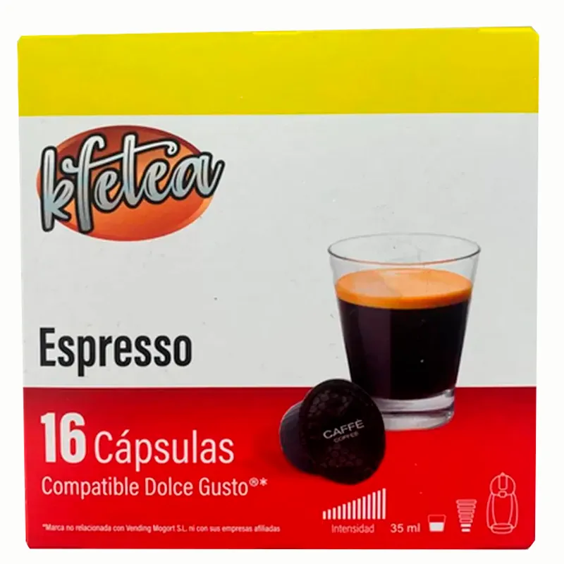 [MOG039] Espresso compatibles con Dolce gusto  Kfetea 16 cápsulas