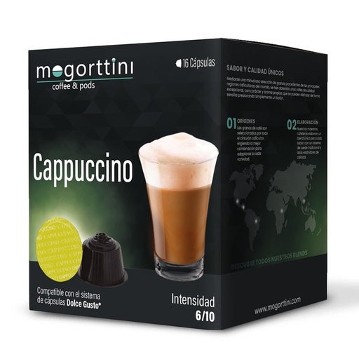 [MOG050] Cappuccino 16 cápsulas Mogorttini compativel Dolce Gusto