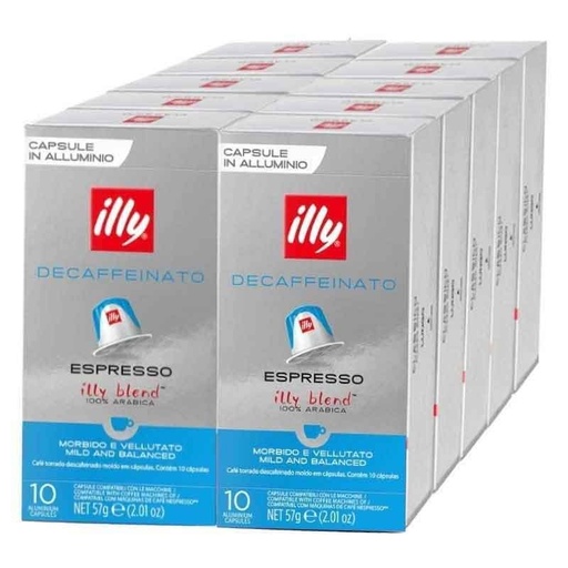 [23027X10] master descafeinado illy 100 cápsulas