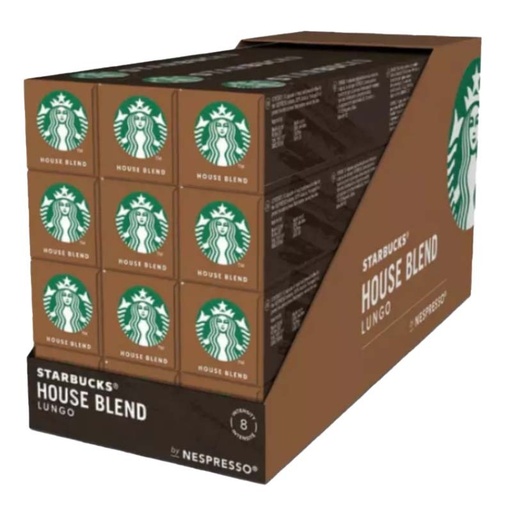 [6200093X12] Lote 12 House Blend Starbucks by Nespresso® - 120 cápsulas