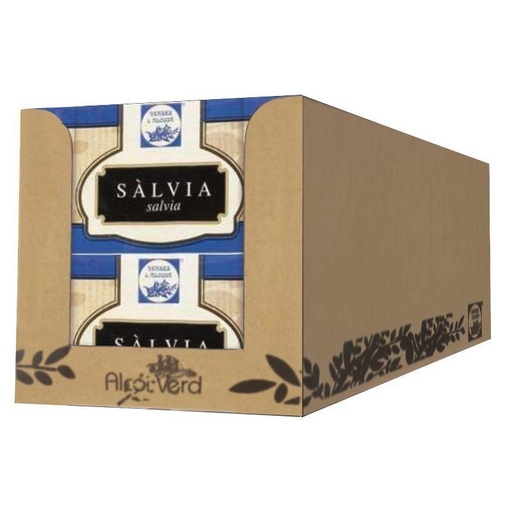 [S25X8] Salvia, 8 cajas de 25 infusiones de salvia Herbes l'Alcoia