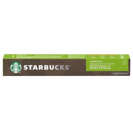 [6221213] Guatemala 10 Cápsulas Single Origin Coffee Nespresso Starbucks
