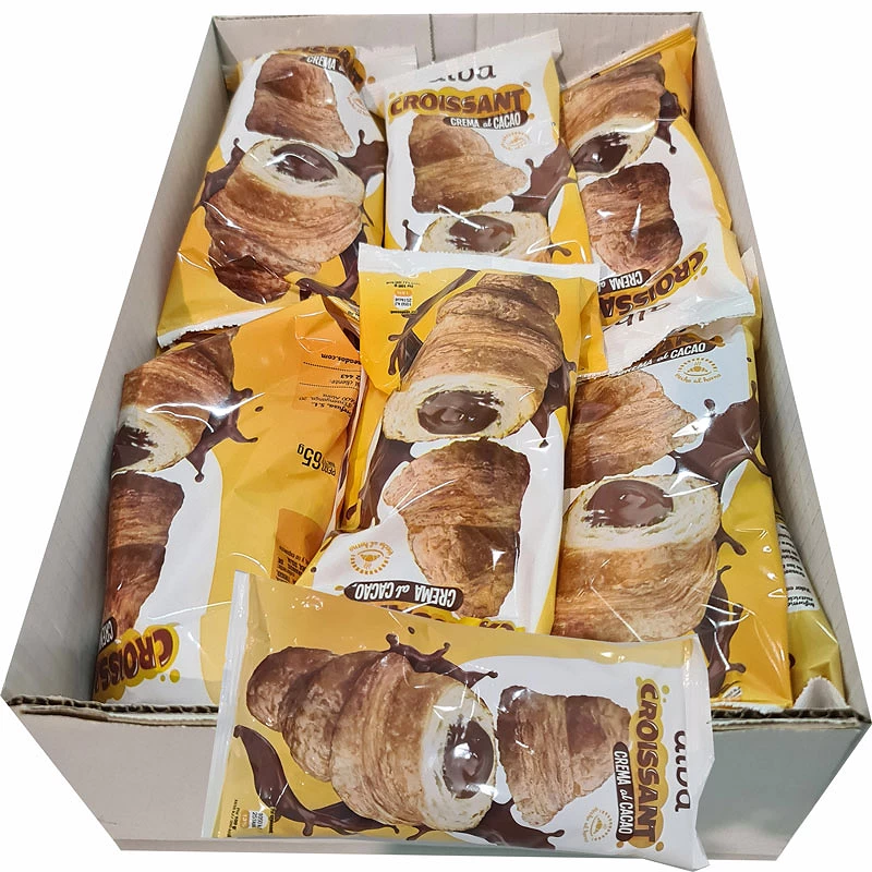 [202098] Croissant Relleno de Chocolate Alba Caja de 18 unidades.